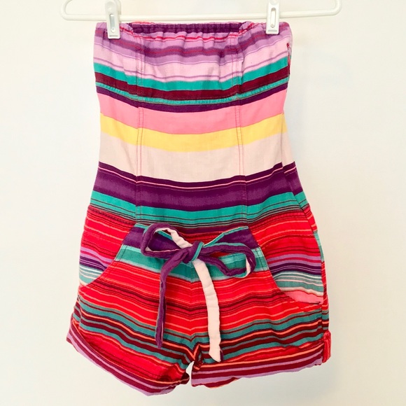Zara Other - Zara TRF Colorful Striped Romper
